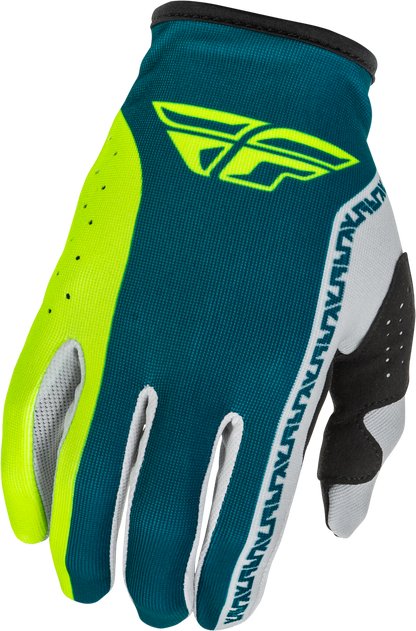 Lite Gloves Grey/Lime/Teal Xs
