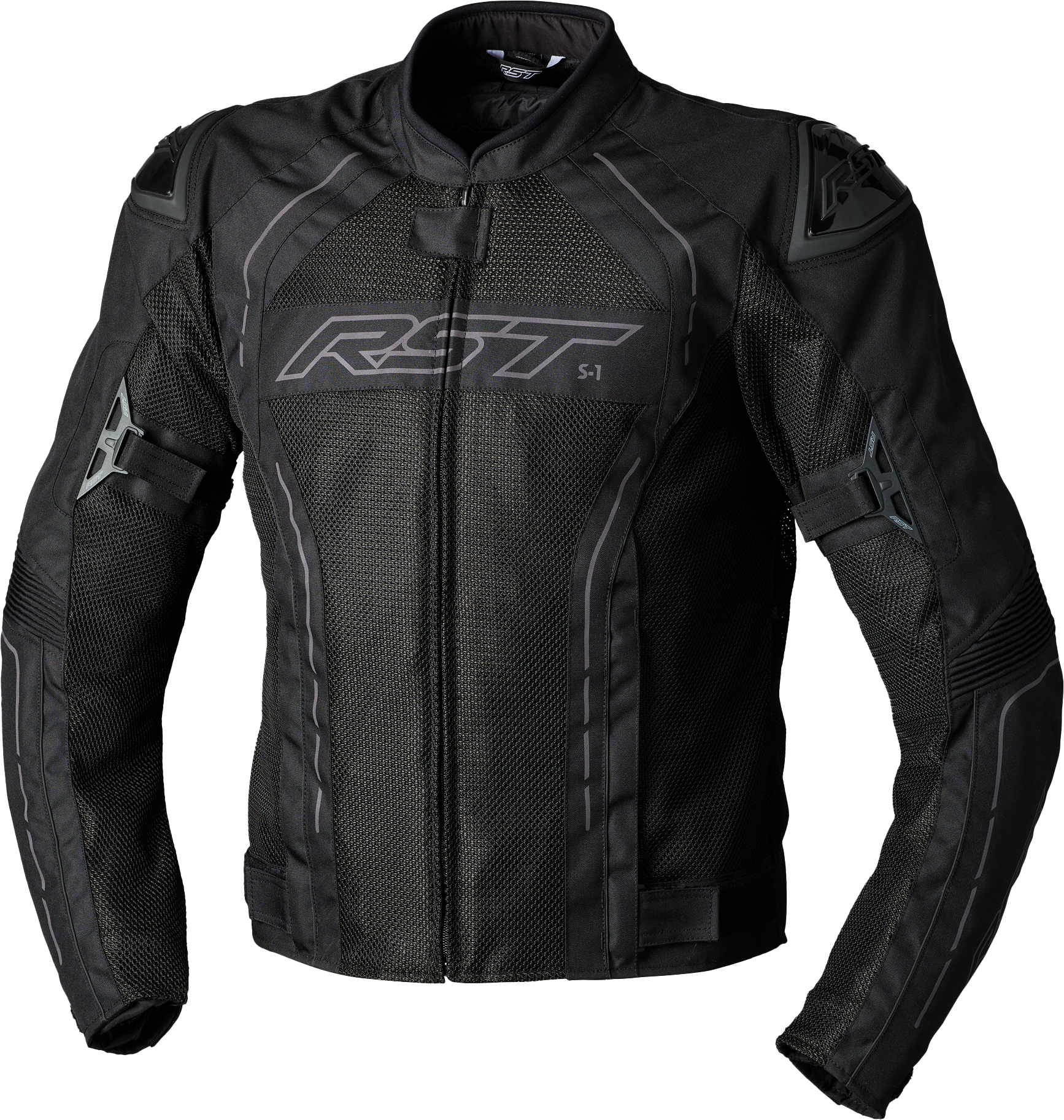 S1 Mesh Ce Jacket Black/Black  Textile 4xl