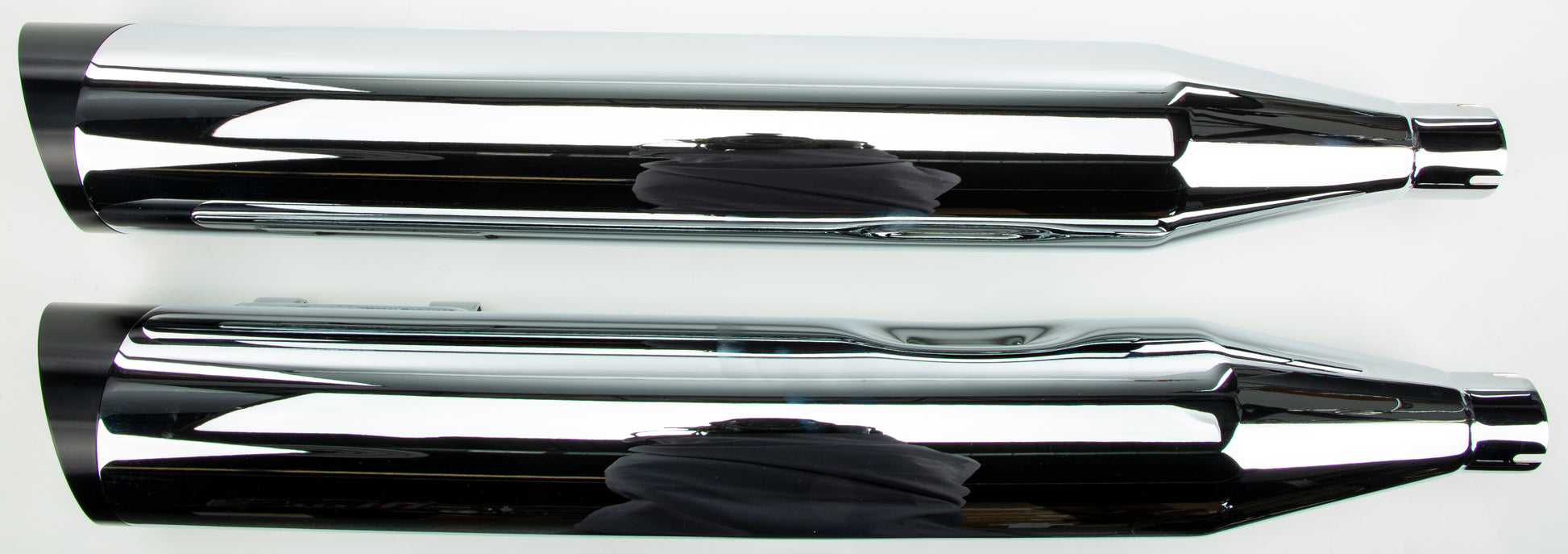 Comp S Slip On Tc Flh/Flt Chrome W/Black Slash Endcap