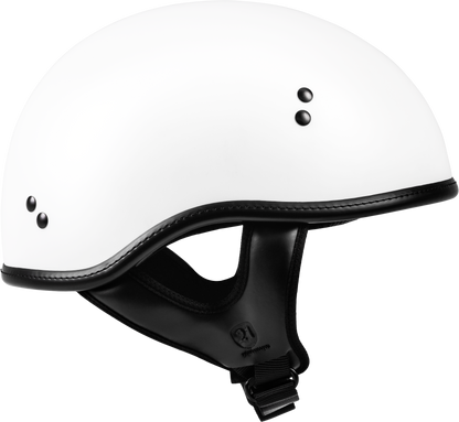 .357 Solid Half Helmet Matte White Xl