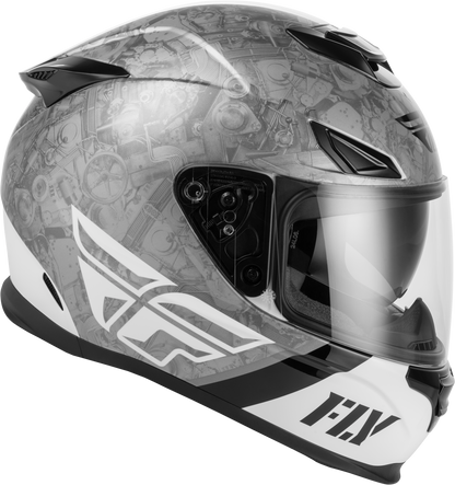 Sentinel Mech Helmet Black/White/Grey Sm