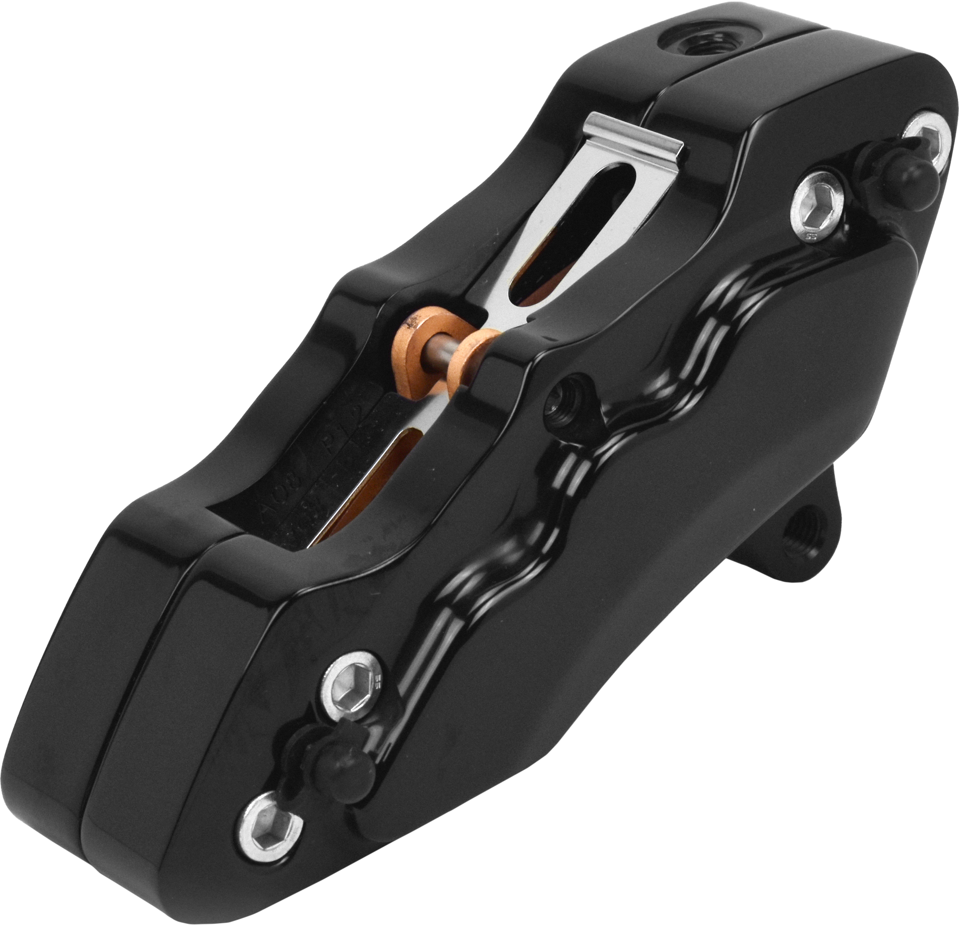 6 Pist Diff Front Caliper L/H Black 00 Up W/ 13" Rotor