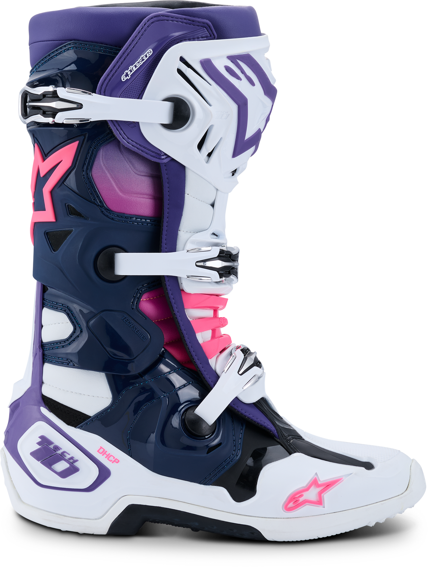Tech 10 Wht/Violet/Nvy Bl/Pnk Fl 12