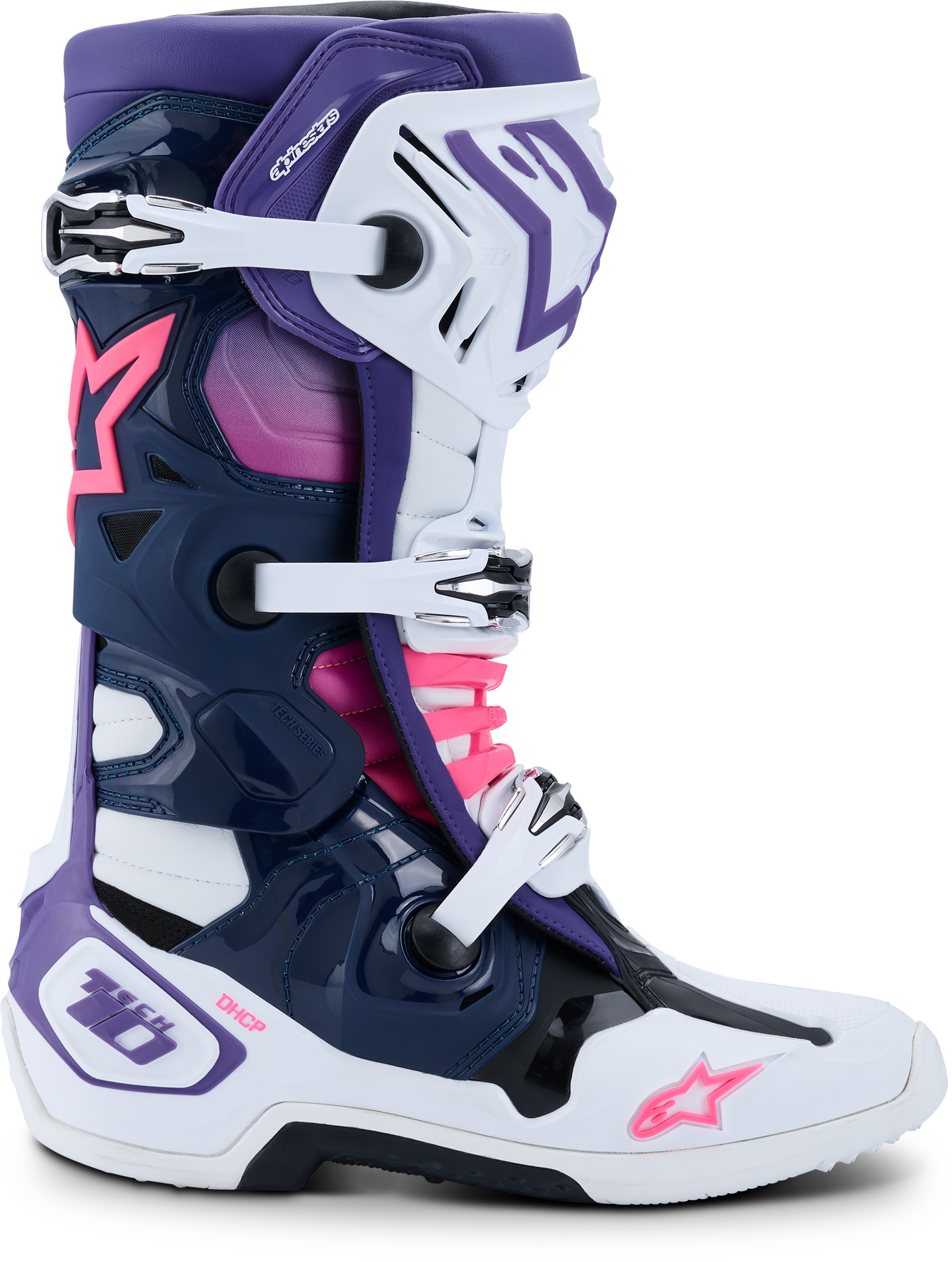 Tech 10 Wht/Violet/Nvy Bl/Pnk Fl 10