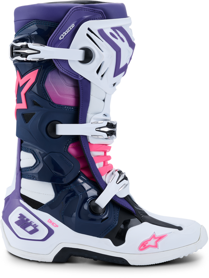 Tech 10 Wht/Violet/Nvy Bl/Pnk Fl 11