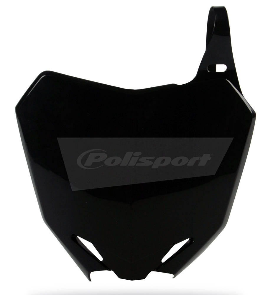 Front Number Plate Black