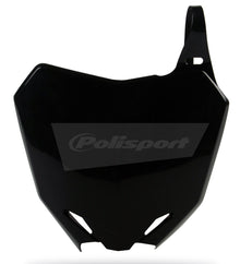 Front Number Plate Black