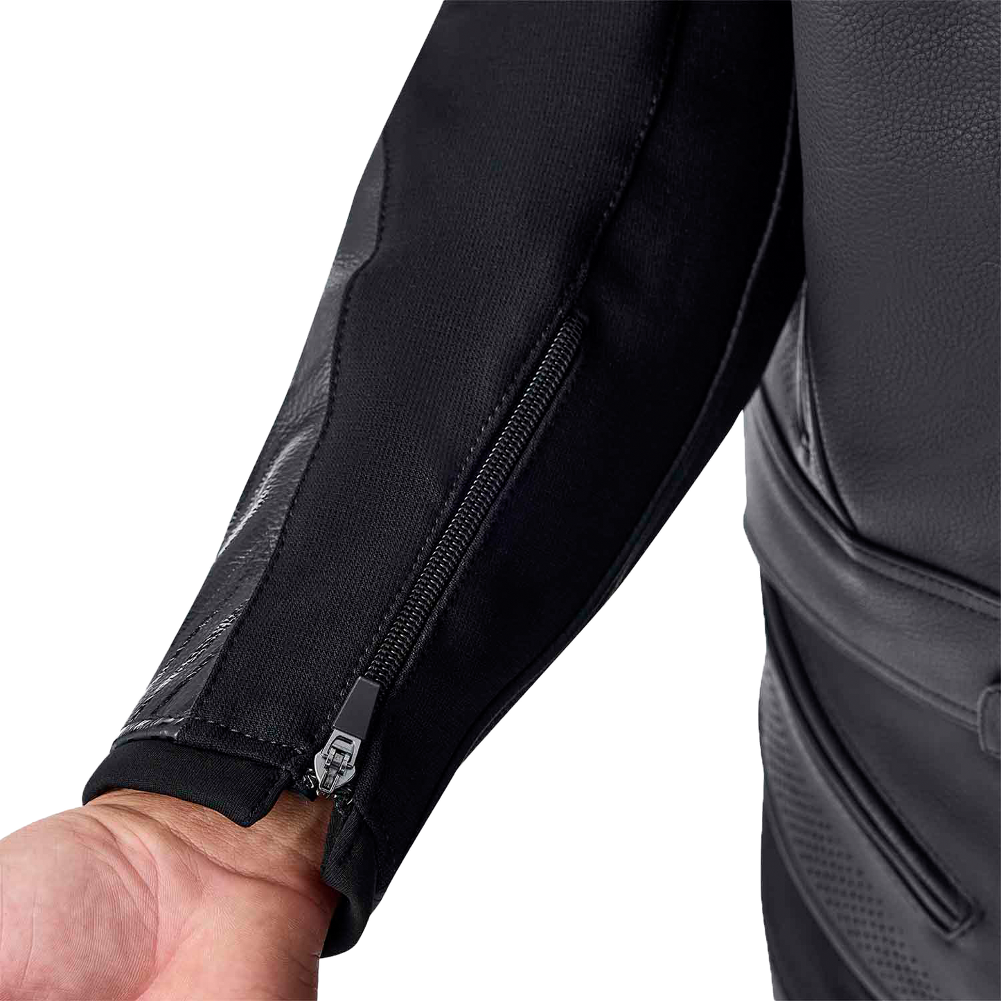 Tractech Evo D3o Jacket Blk/Whi Leather Sm