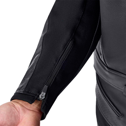 Tractech Evo D3o Jacket Blk/Whi Leather Sm