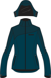 Malea Softshell Jacket Navy Heather 2x