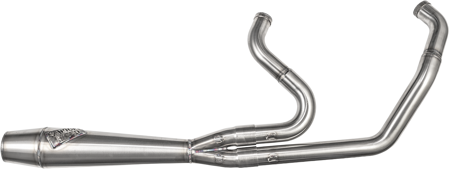 2in1 Tc Softail Shorty Cannon Brushed Ss