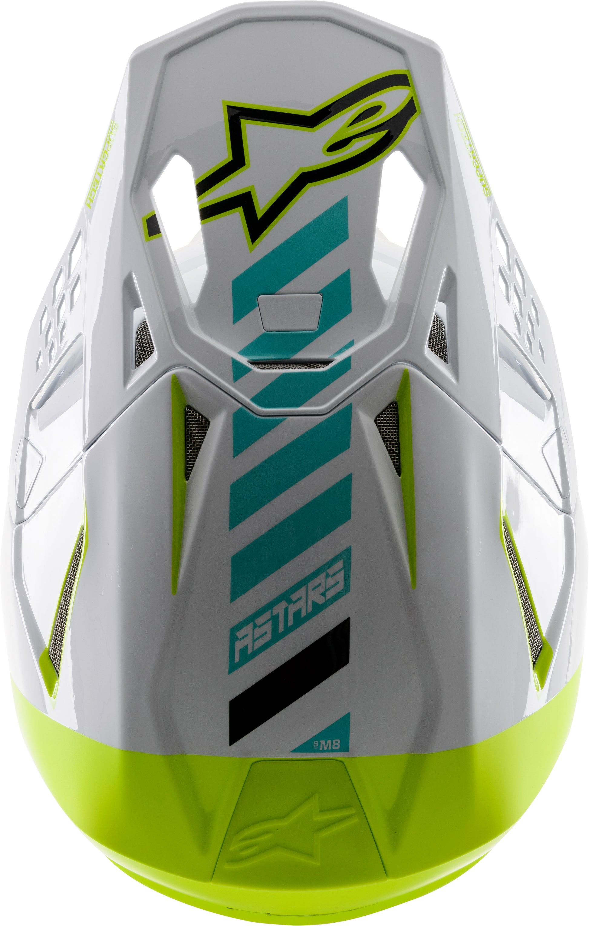 Sm8 Anaheim 2020 Le Helmet Lg Wht/Yllw Fluo/Turq Mg Lg