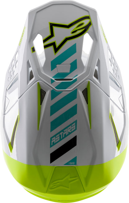 Sm8 Anaheim 2020 Le Helmet Lg Wht/Yllw Fluo/Turq Mg Lg