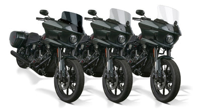 National Cycle 22+ Harley Davidson LowRider ST V-Stream Quantum Plus Mid Windshield- LT. Tint