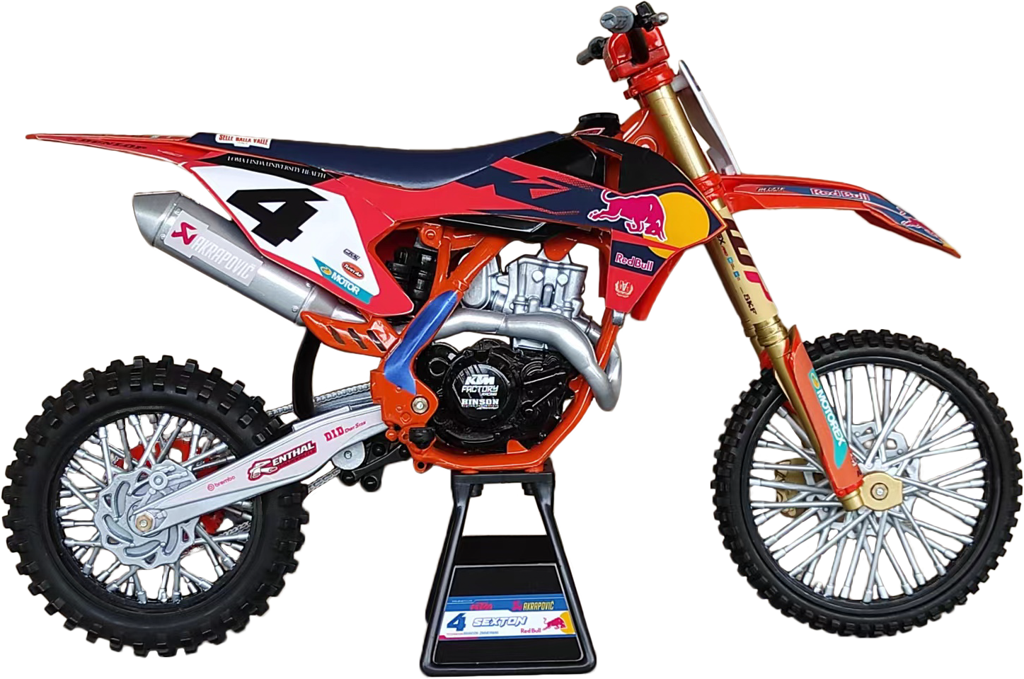 1:12 Scale Red Bull Ktm Chase Sexton #4