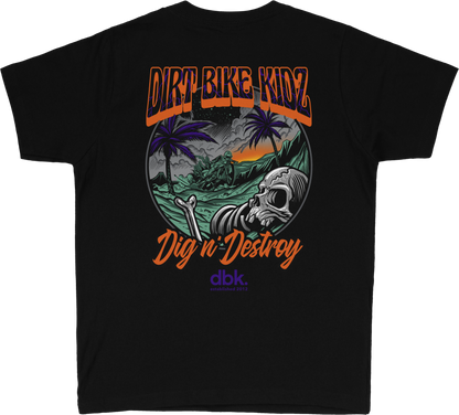 Boneyard Youth Tee Black Ym