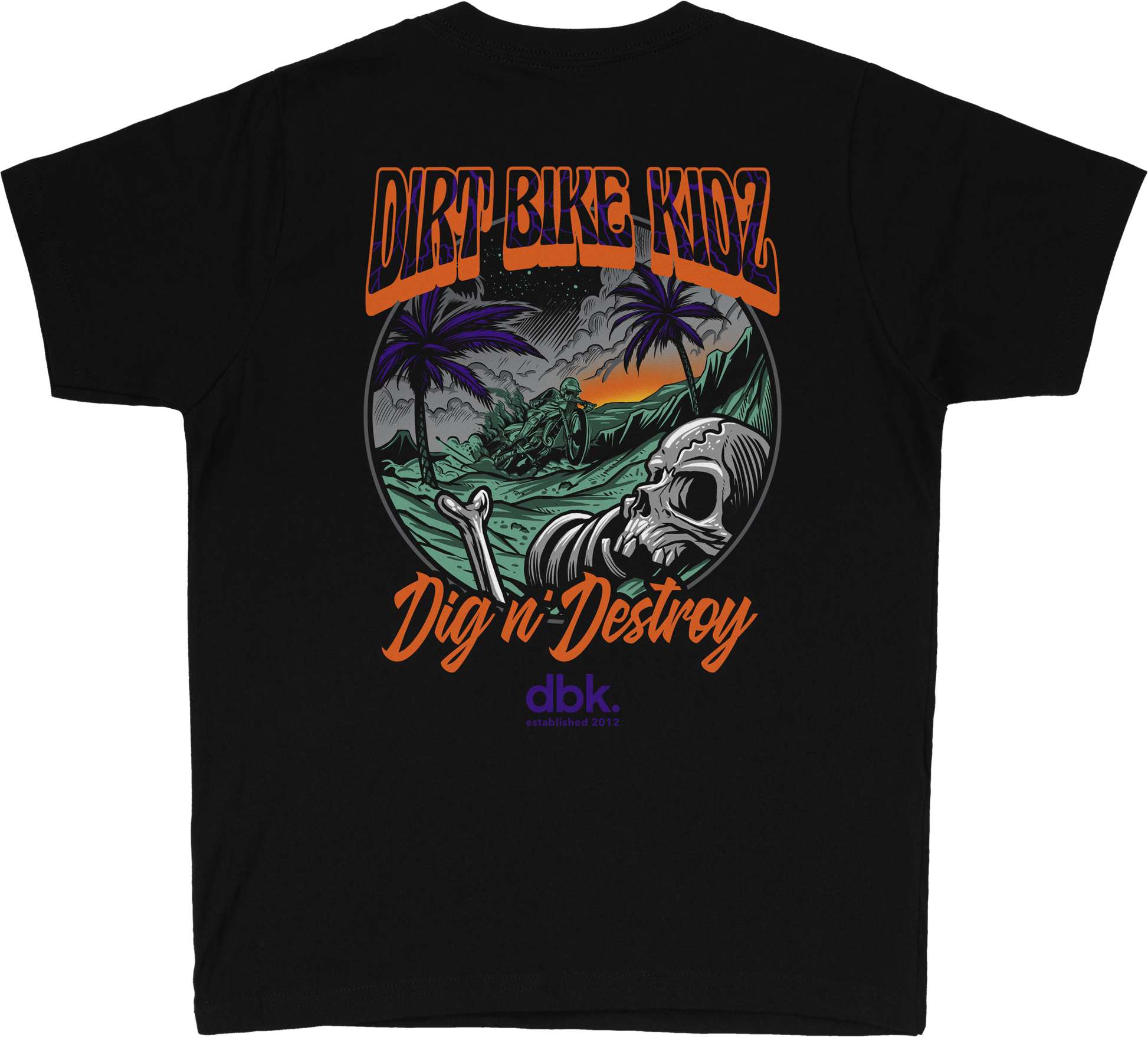 Boneyard Youth Tee Black Ys
