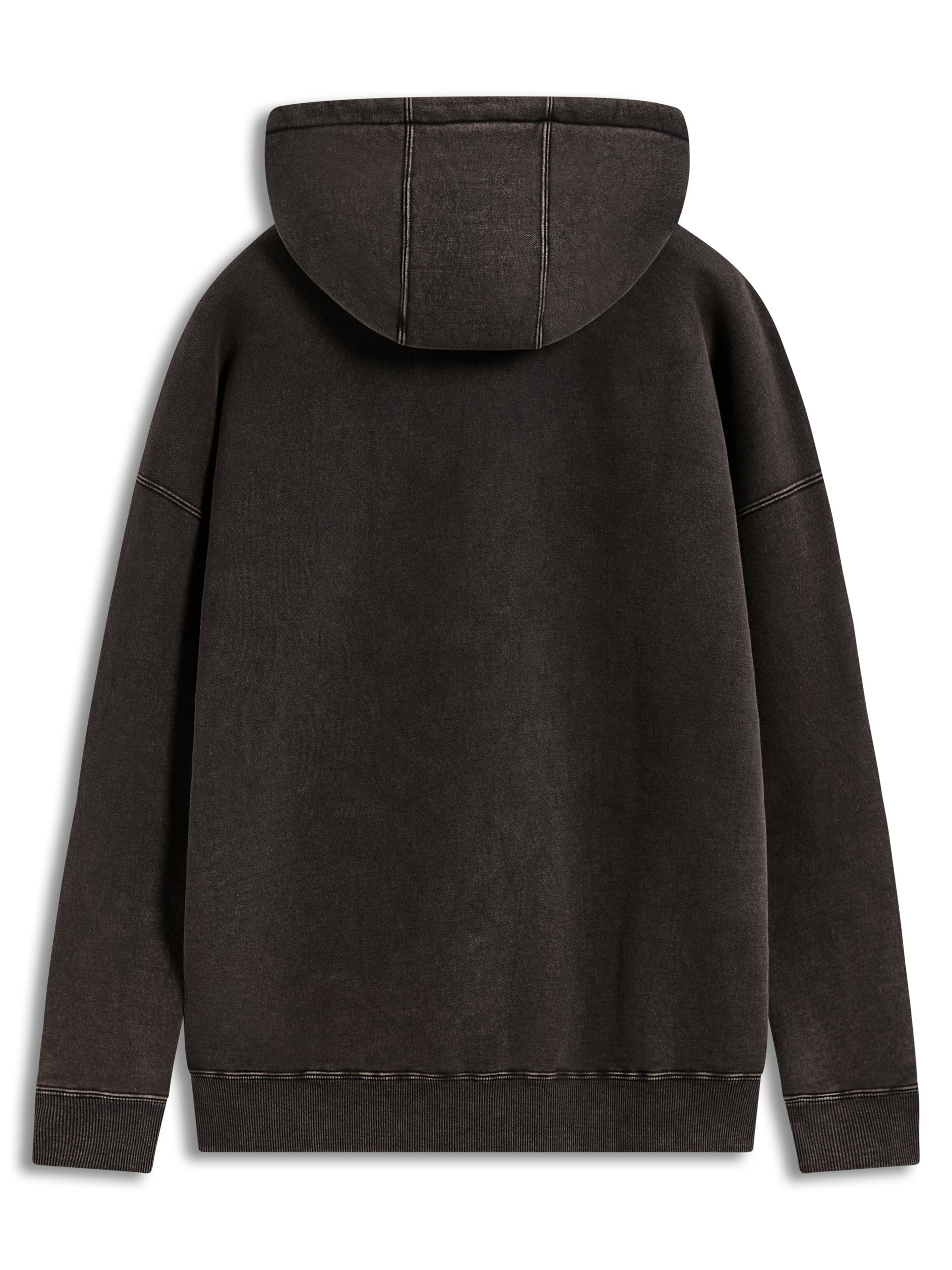 Infinite Washed Ovrsizd Hoodie Washed Black Md