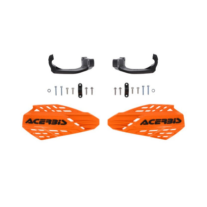Acerbis Linear Vented Handguard - Orange/Black