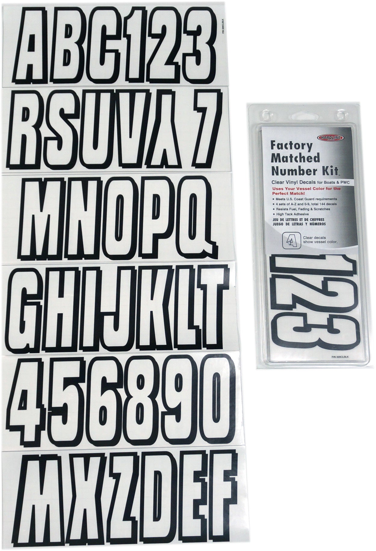 Series 320 Registration Kit Clear/Black