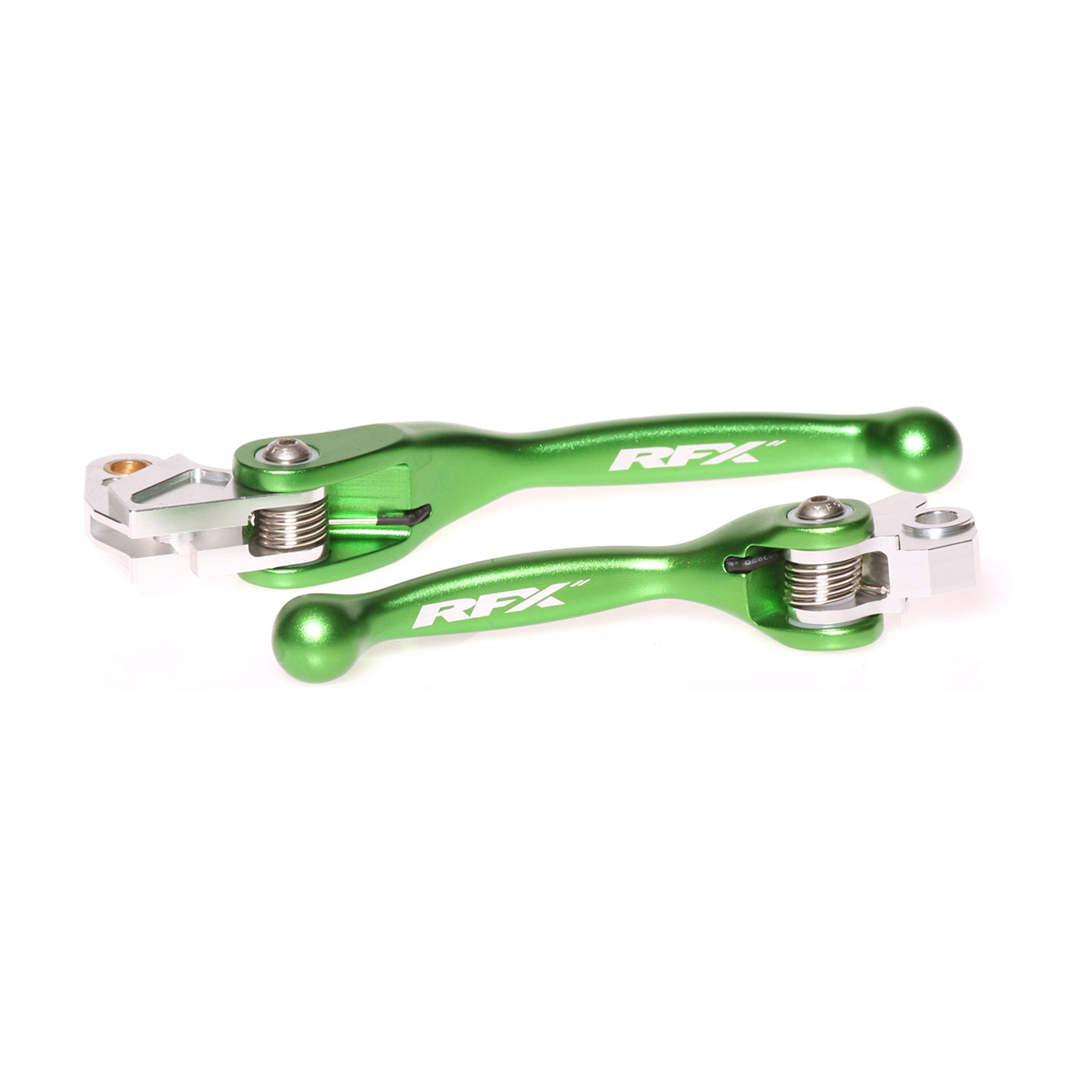 Flexible Lever Set Green Kaw/Suz