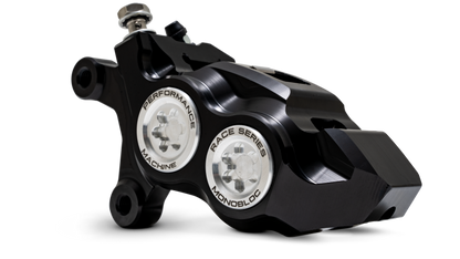 Performance Machine 08-23 FL,18-24 M8 Softail,06-17 VRod 137x4B Rce Series Monobloc Caliper Left CLR