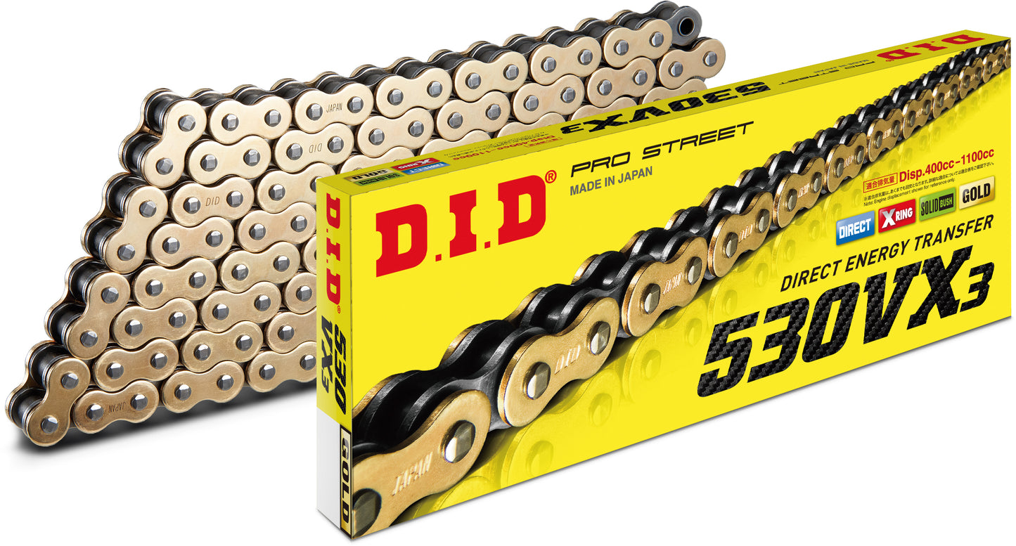 Chain 530vx3 120l Gold