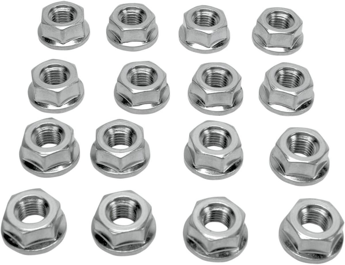 16/Pk 10mm Flat Base Lug Nuts
