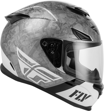 Sentinel Mech Helmet Black/White/Grey 2x