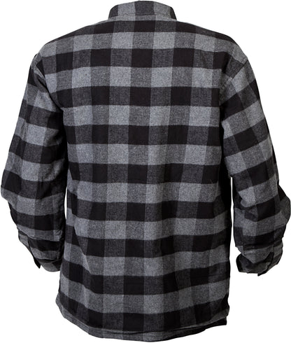 Covert Moto Flannel Black/Grey Xl