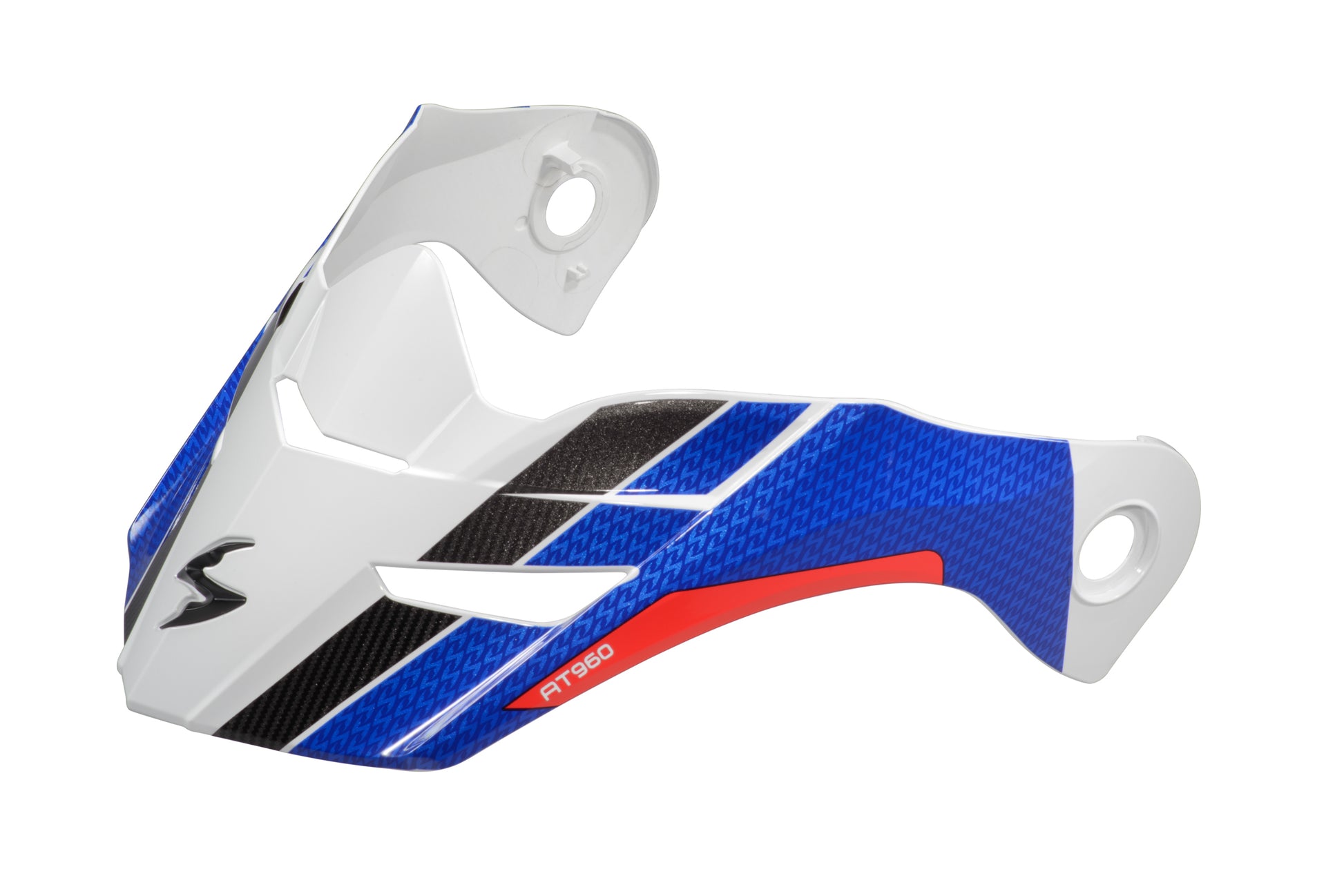 Exo At960 Peak Visor Hicks White/Blue
