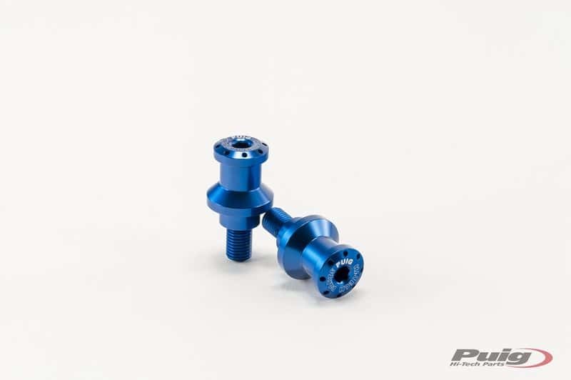 Swingarm Spools Hi Tech 10mm Blue 2/Pk