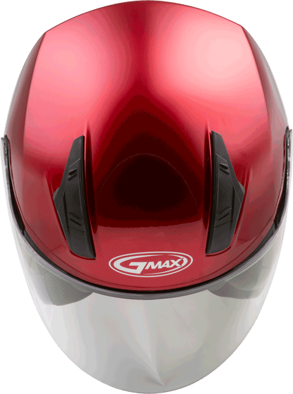 Of 17 Open Face Helmet Candy Red Md