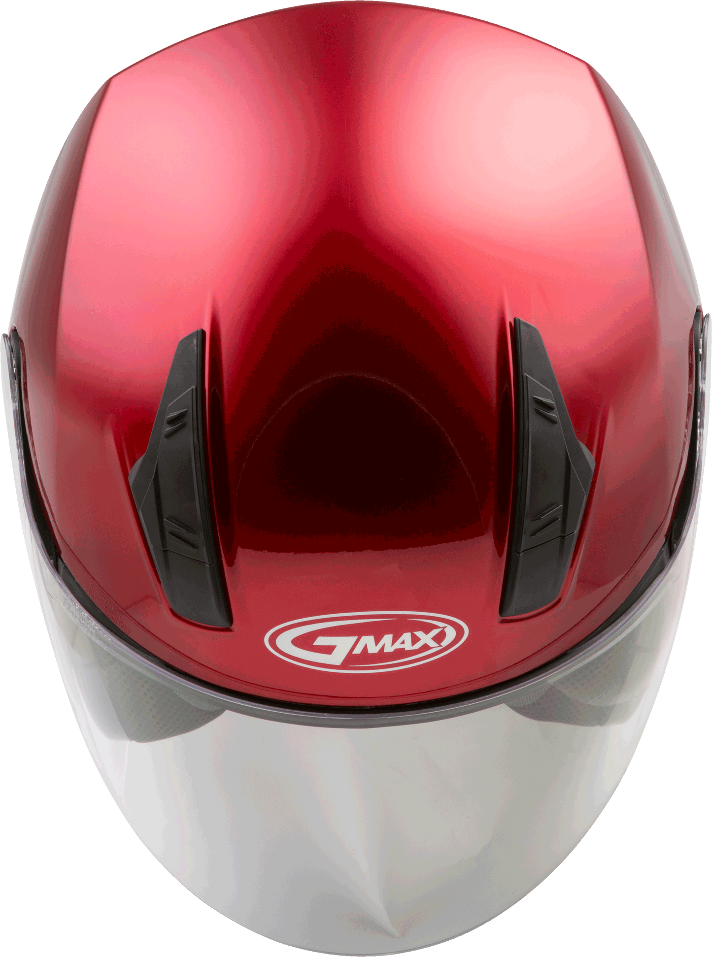 Of 17 Open Face Helmet Candy Red Sm