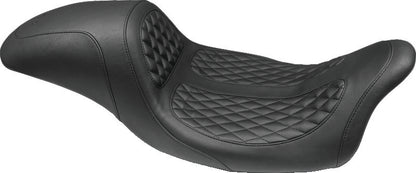 Mustang 08-21 Harley Electra Glide,Rd Glide,Rd King ,Str Glide Hightail Fastback 1PC Seat - Black