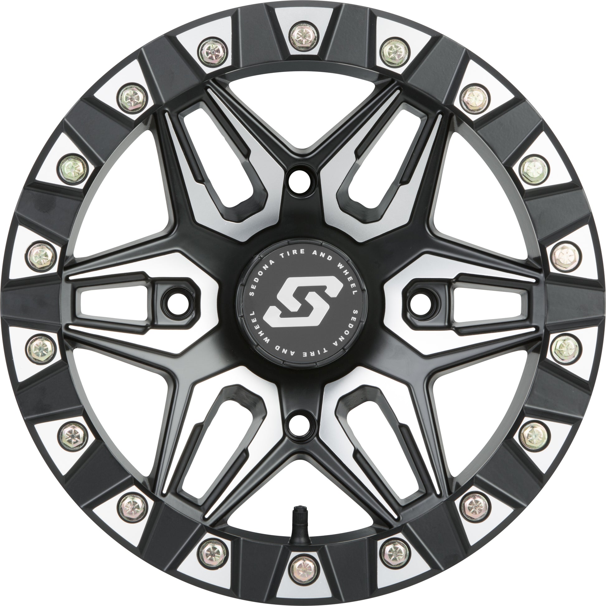 Split 6 Bdlk Wheel 14x10 4/156 5+5 (0mm) Blk/Machined