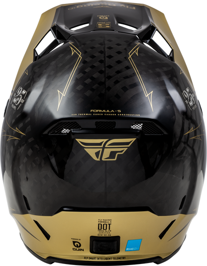 Formula S Carbon Legacy Helmet Black/Gold 2x