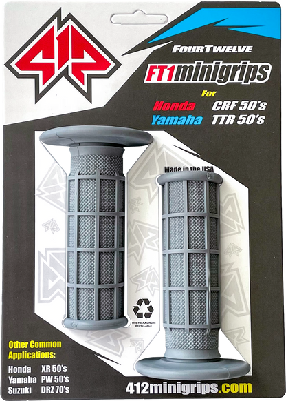 Mini Grips Grey 3/4"