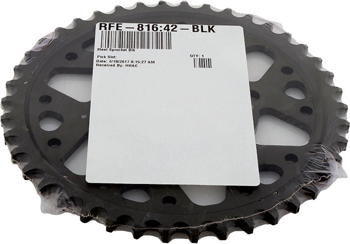 Rear Sprocket Steel 42t 530 Blk Suz