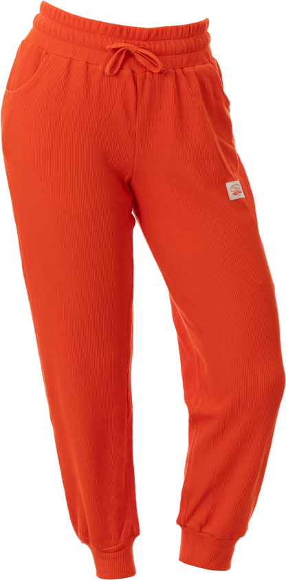 Cozy Waffle Pants Poppy Xs