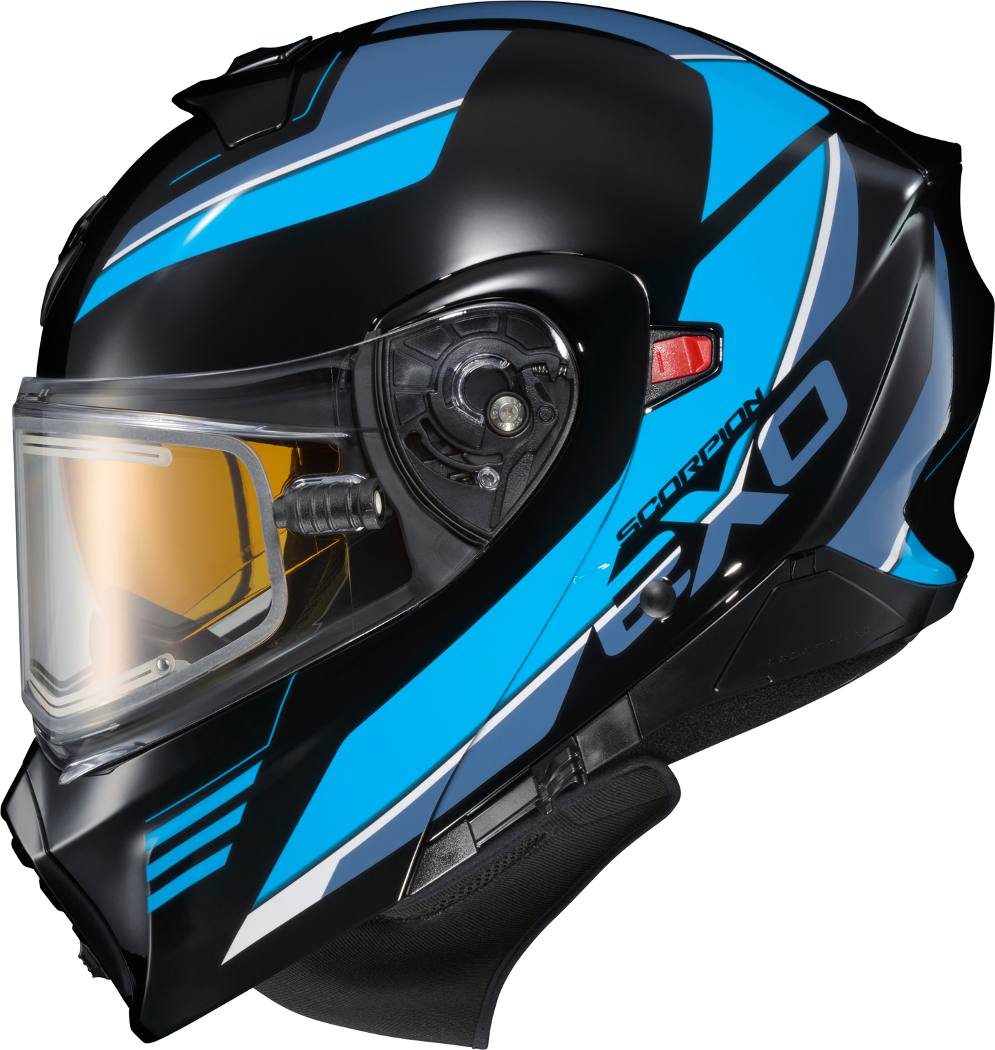 Exo Gt930 Cold Weather Helmet Modulus Blk/Blu Xl (Electric)