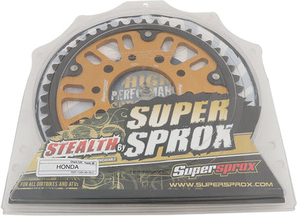 Rear Stealth Sprocket Alu/Stl 46t 530 Gld Tri