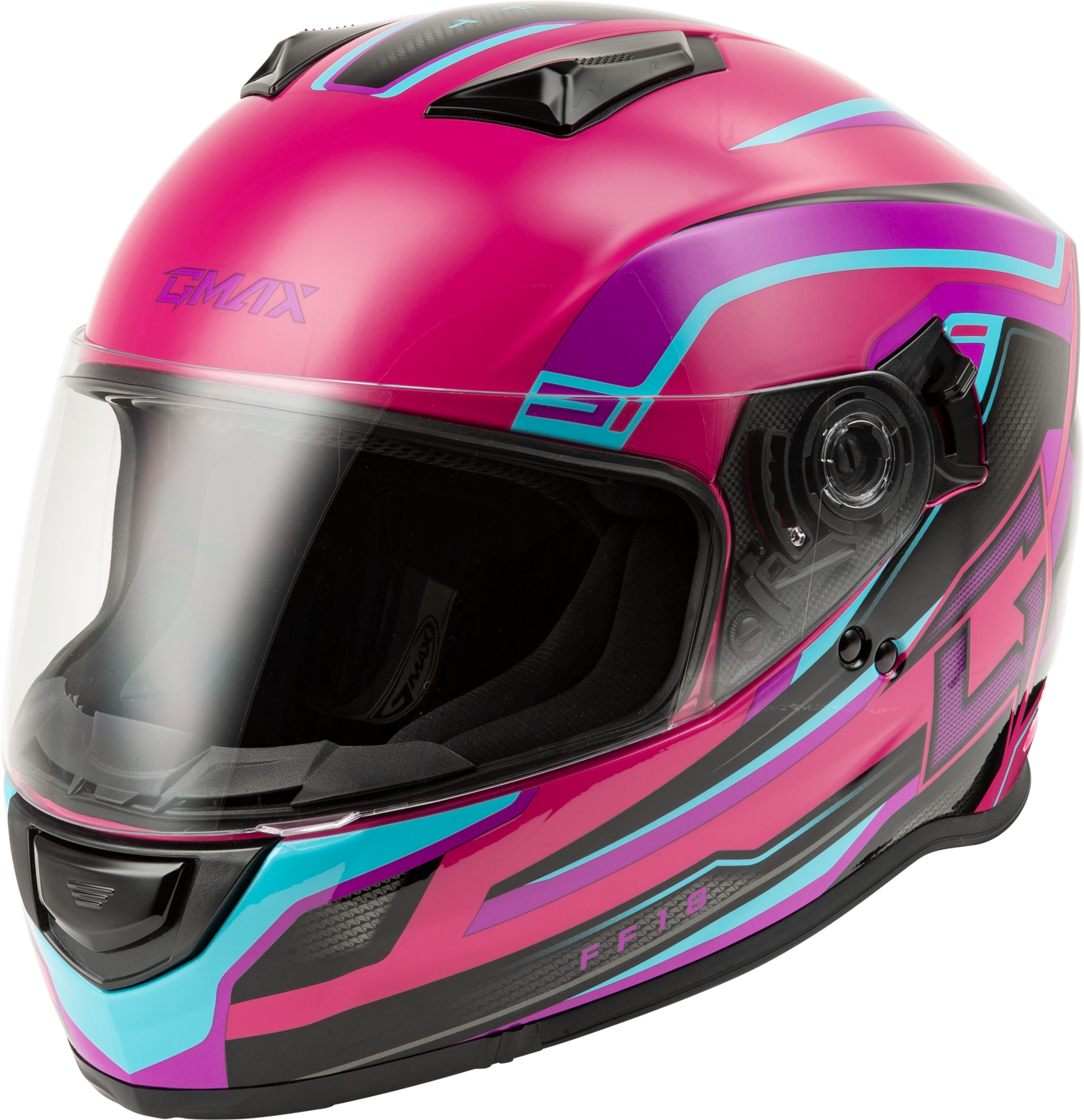 Ff 18 Drift Helmet Pink/Blue/Black Lg