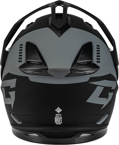 Gm 11 Ronin Helmet Matte Black/Silver Lg