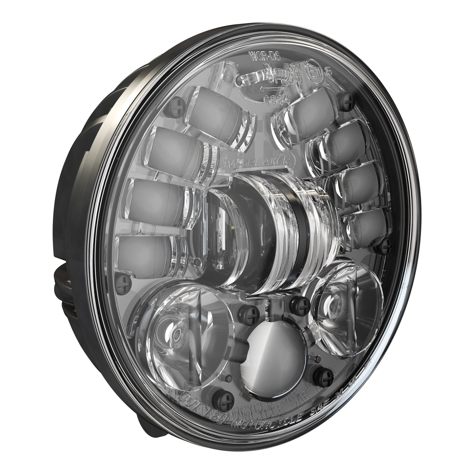 8691a2 Adap Ped Mnt Headlt 5.75" Blk Bezel