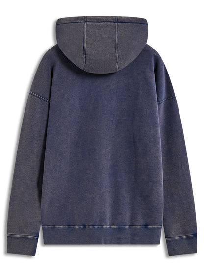 Infinite Washed Ovrsizd Hoodie Washed Navy Xl