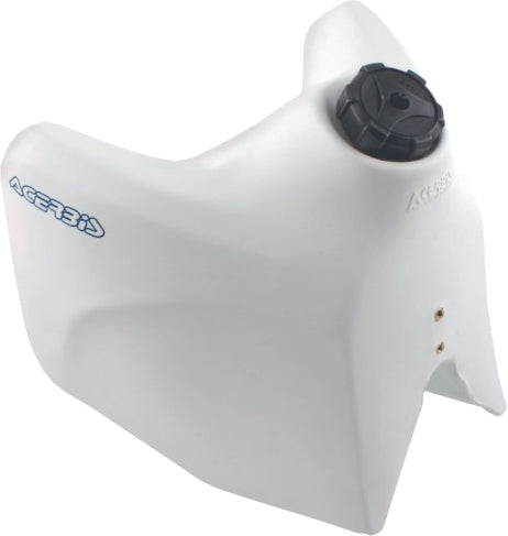 Fuel Tank 5.8 Gal White W/Black Cap
