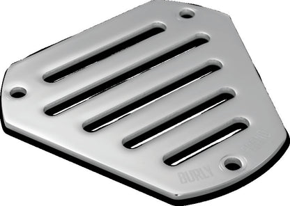 Burly Brand Hex Faceplate Slotted - Chrome