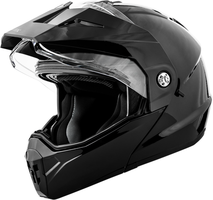 Md 74 Solid Helmets Black Xl