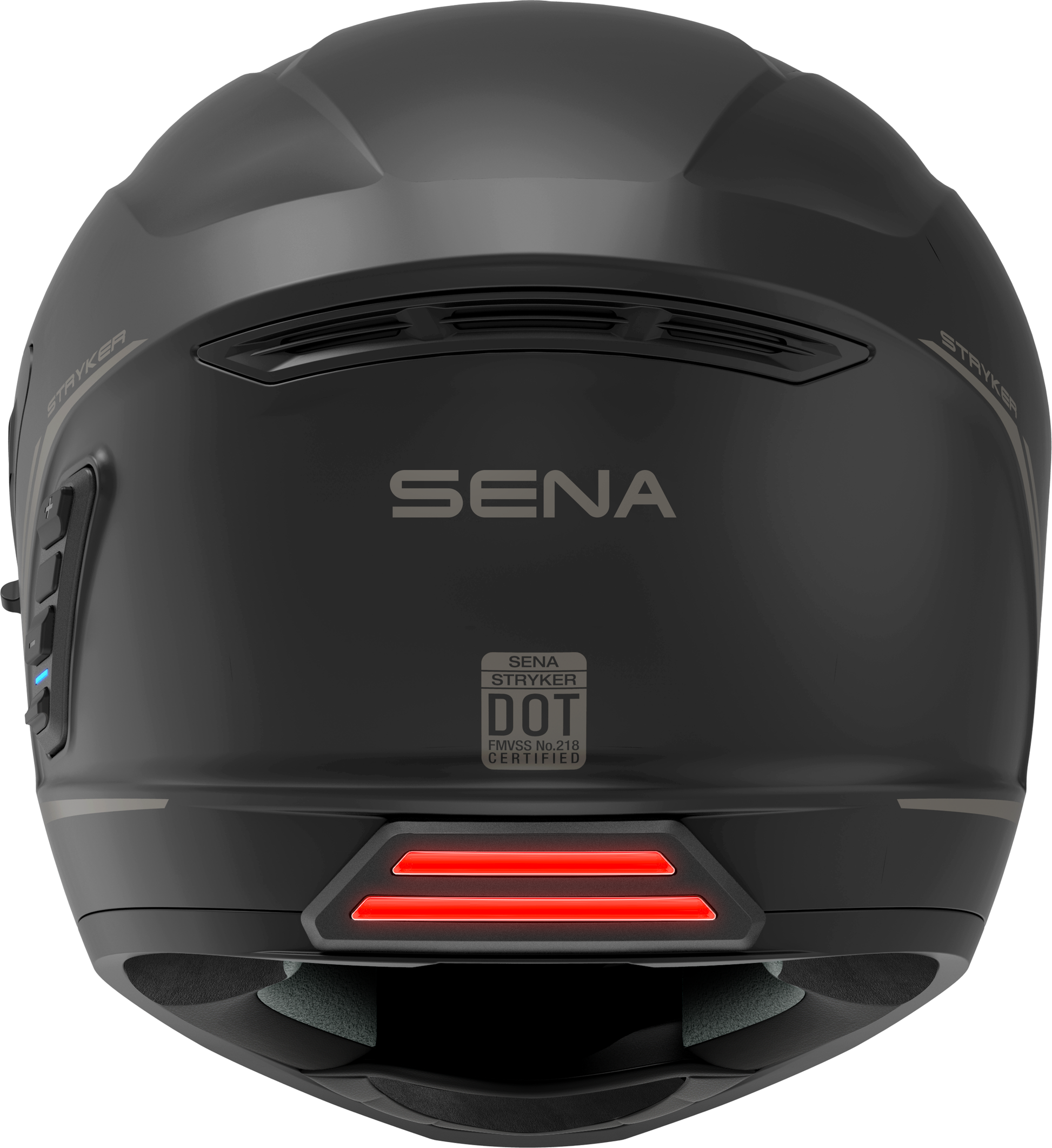 Stryker Full Face Helmet With Mesh Intercom Matte Black 2x